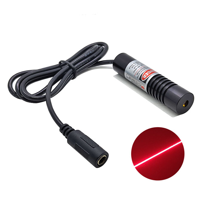635nm 30mW~185mW Red Line Laser Diode Module Φ16X70mm Can be Customized
